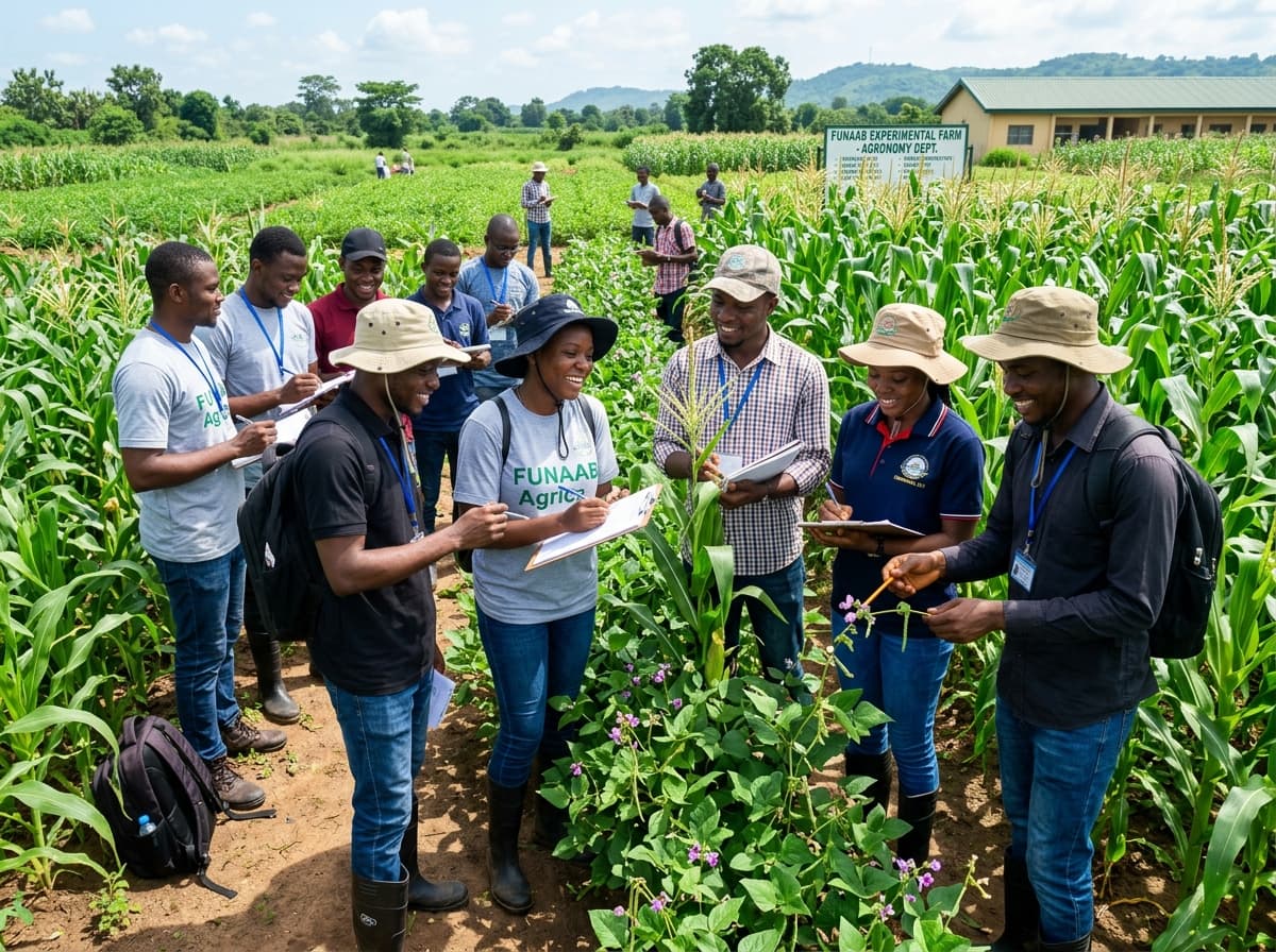 FUNAAB Experimental Farm Agronomy and Crop Science Community